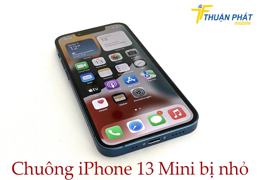 Chuông iPhone 13 Mini bị nhỏ