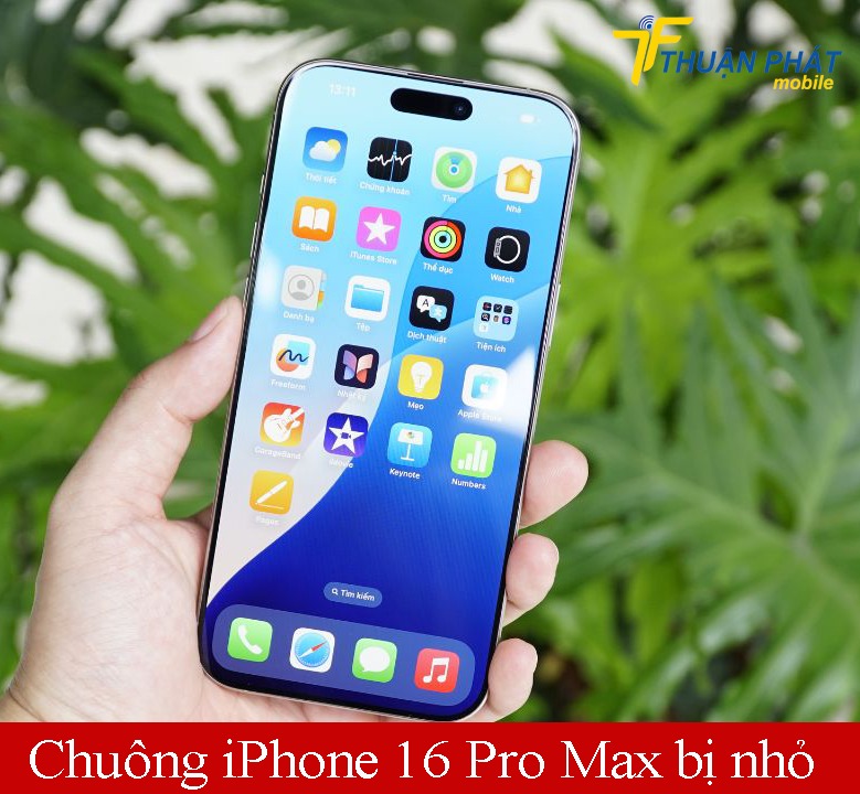 Chuông iPhone 16 Pro Max bị nhỏ