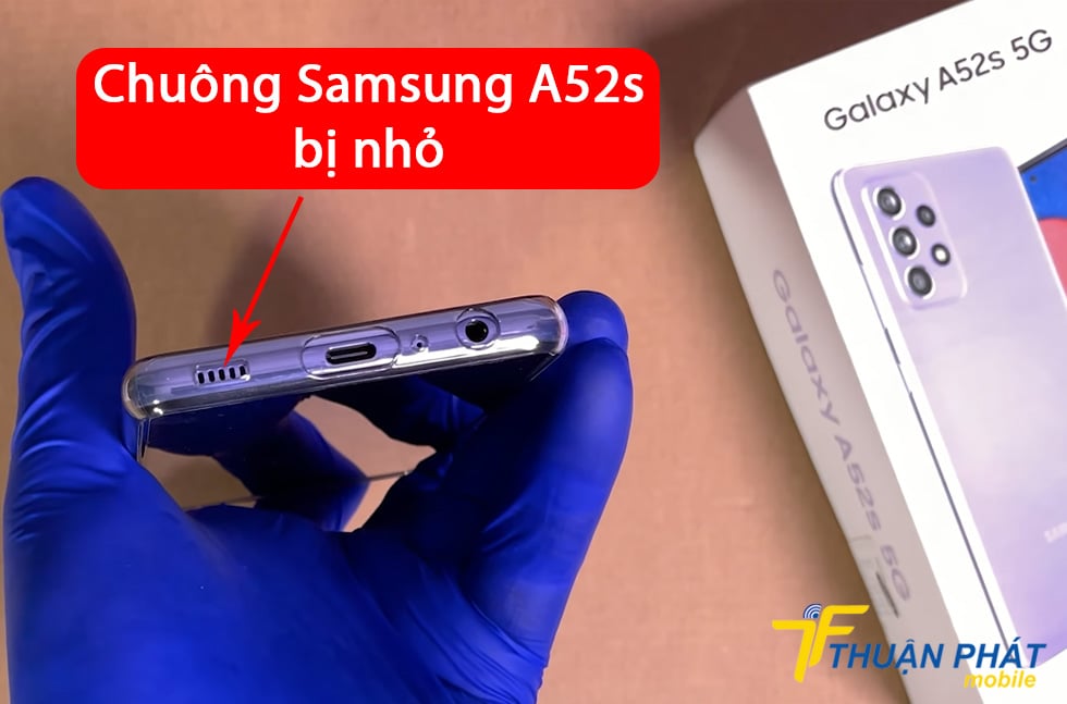 Chuông Samsung A52s bị nhỏ