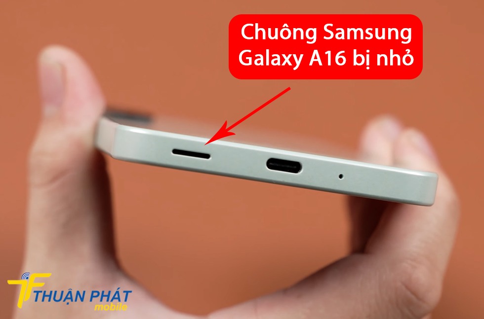Chuông Samsung Galaxy A16 bị nhỏ Chuông Samsung Galaxy A16 bị nhỏ