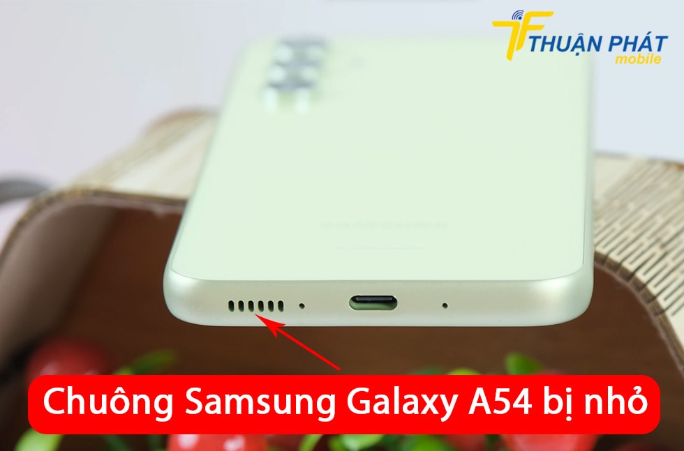 Chuông Samsung Galaxy A54 bị nhỏ