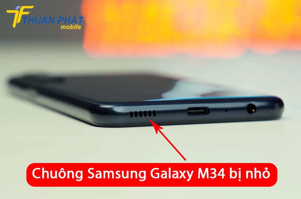 Chuông Samsung Galaxy M34 bị nhỏ