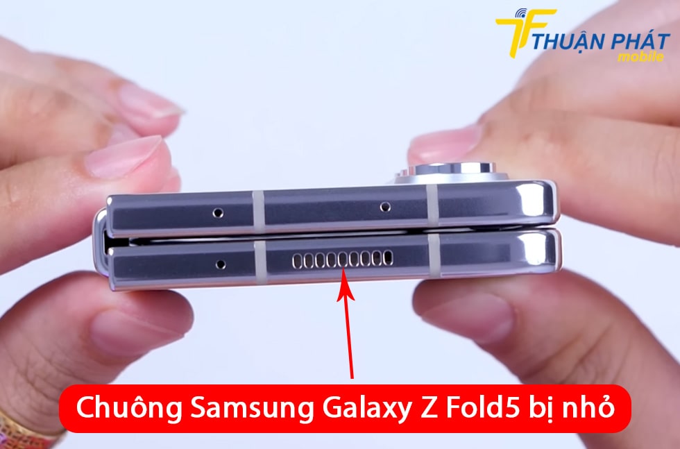 Chuông Samsung Galaxy Z Fold5 bị nhỏ