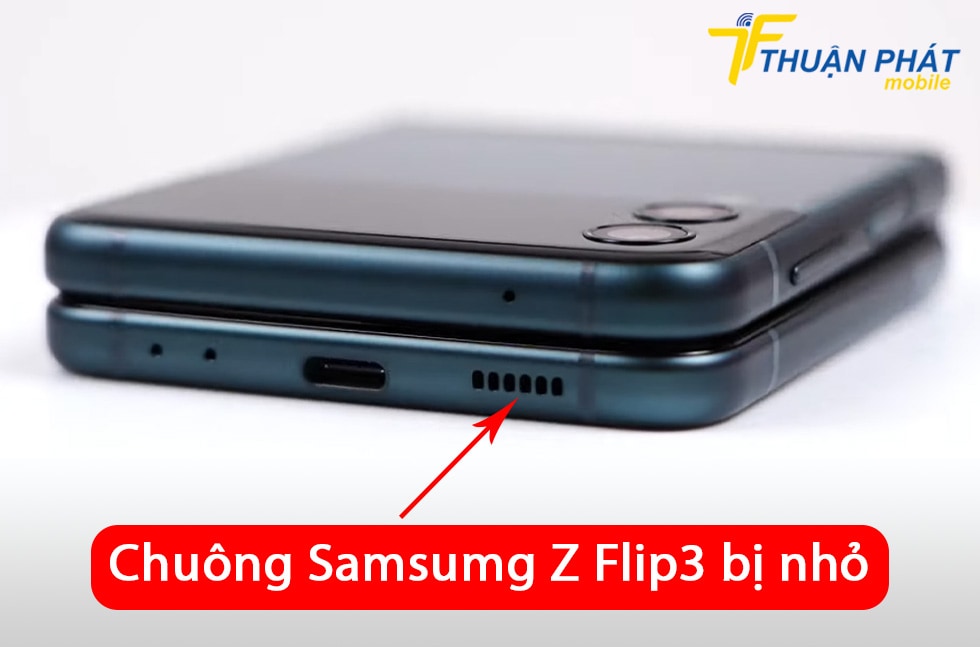 Chuông Samsung Z Flip3 bị nhỏ