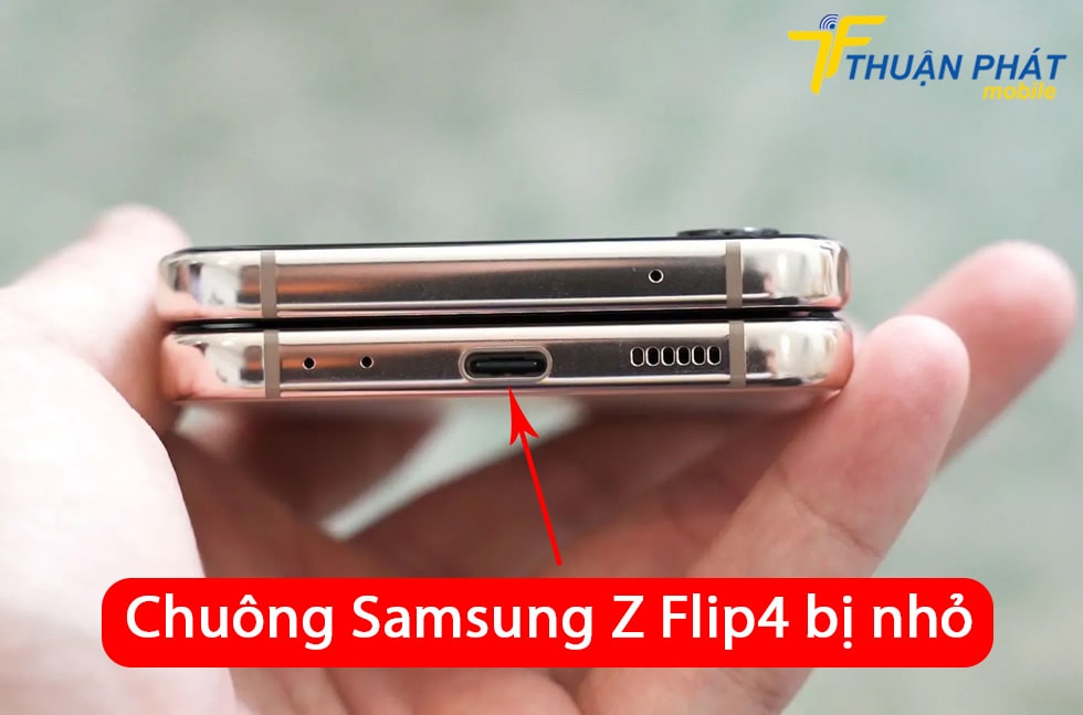 Chuông Samsung Z Flip4 bị nhỏ