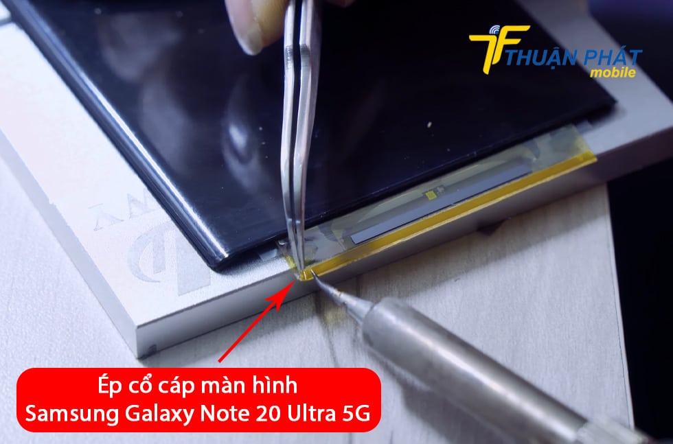 Ép cổ cáp màn hình Samsung Galaxy Note 10 Ultra 5G
