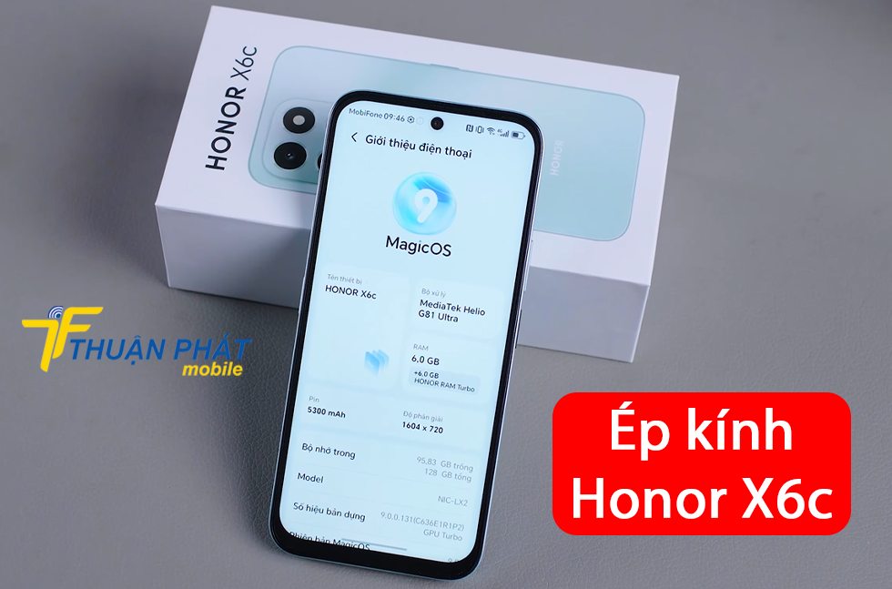 Ép kính Honor X6c