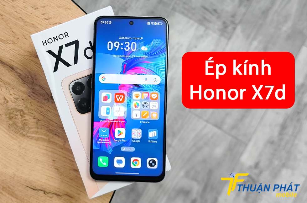 Ép kính Honor X7d