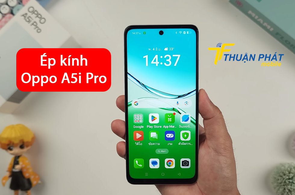 Ép kính Oppo A5i Pro