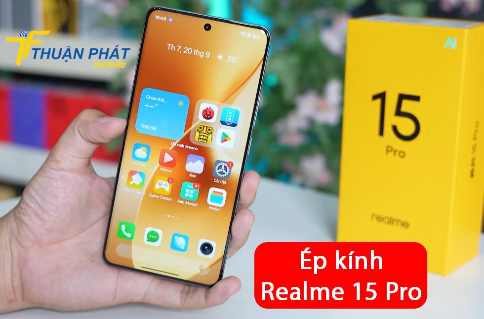 Ép kính Realme 15 Pro