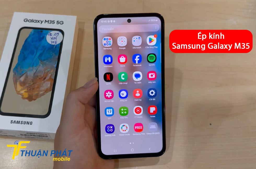 Ép kính Samsung Galaxy M35