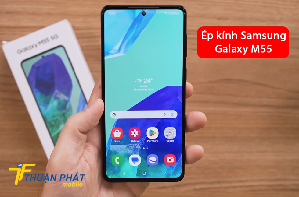 Ép kính Samsung Galaxy M55