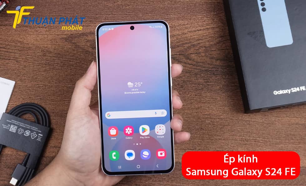 Ép kính Samsung Galaxy S24 FE