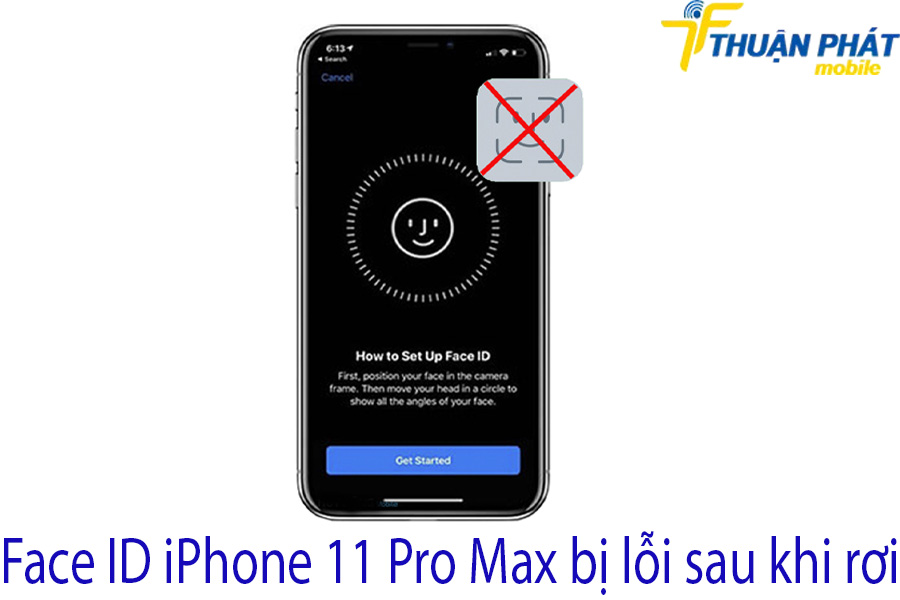 Face ID iPhone 11 Pro Max bị lỗi sau khi rơi