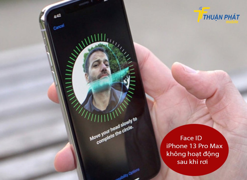 Face ID iPhone 13 Pro Max không hoạt động sau khi rơi Face ID iPhone 13 Pro Max không hoạt động sau khi rơi