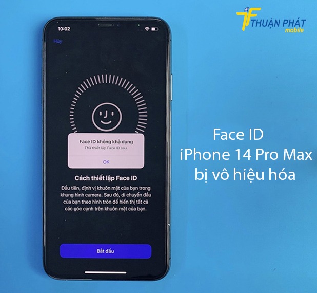 Face ID iPhone 14 Pro Max bị vô hiệu hoá