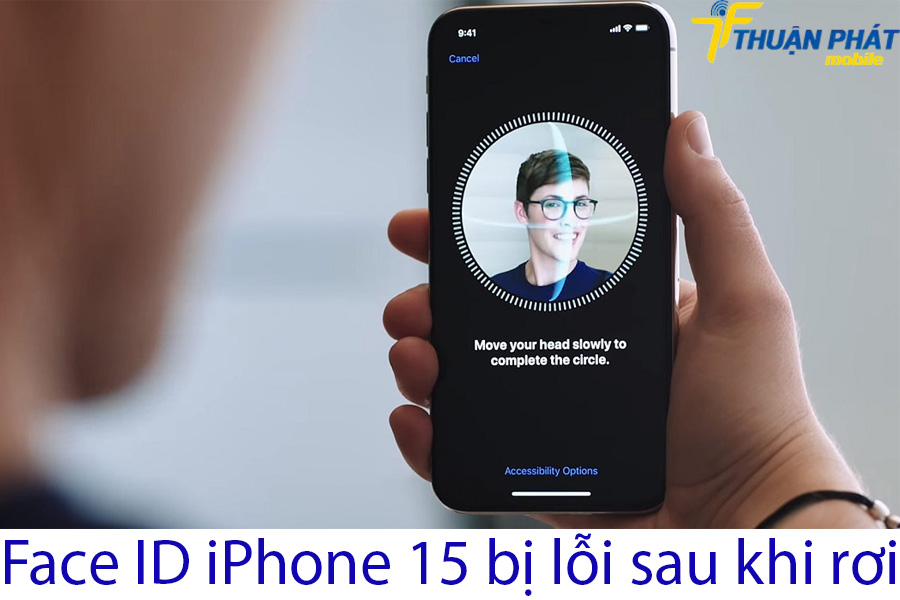Face ID iPhone 15 bị lỗi sau khi rơi