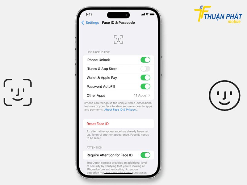 Face ID iPhone 15 Pro bị lỗi