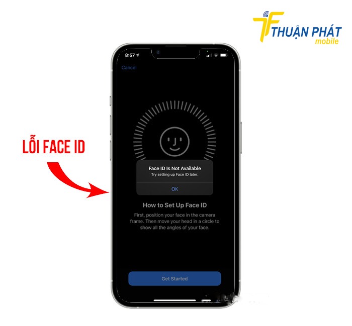 Face ID không hoạt động
