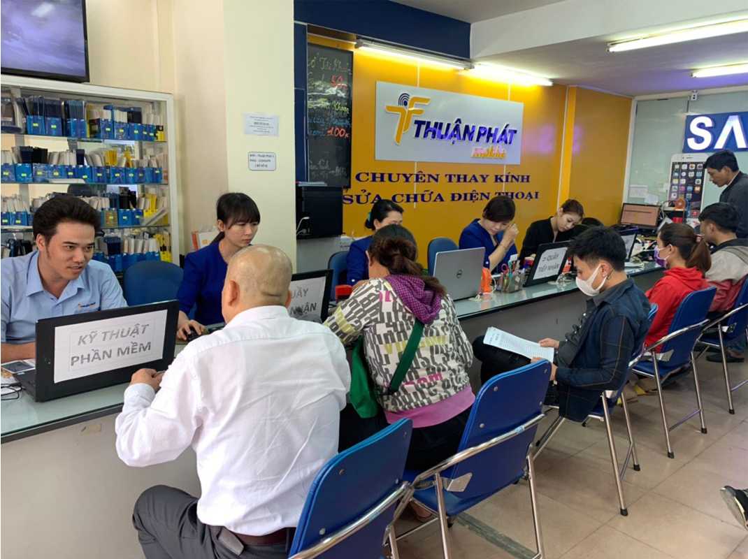 Hệ thống sửa chữa điện thoại di động uy tín Thuận Phát Mobile