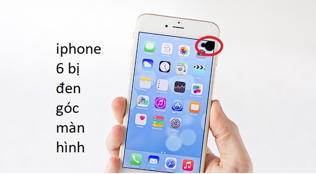 iphone 6 bị đen góc màn hình