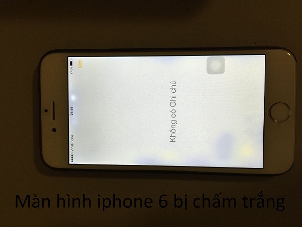 Màn hình iphone 6 bị chấm trắng