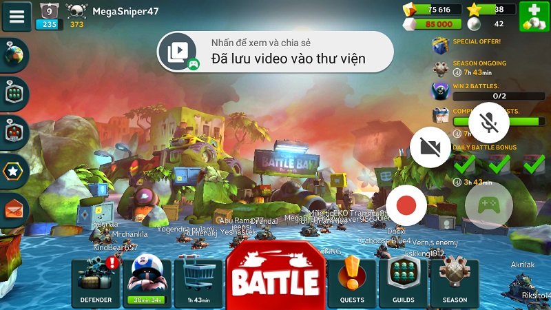 Quay màn hình điện thoại dễ dàng với google play game 6