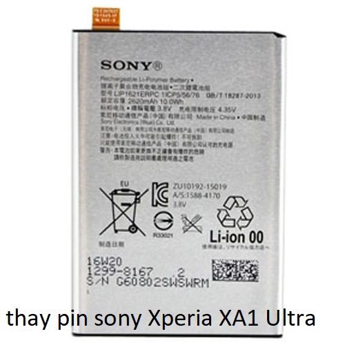thay pin Sony Xperia XA1 Ultra