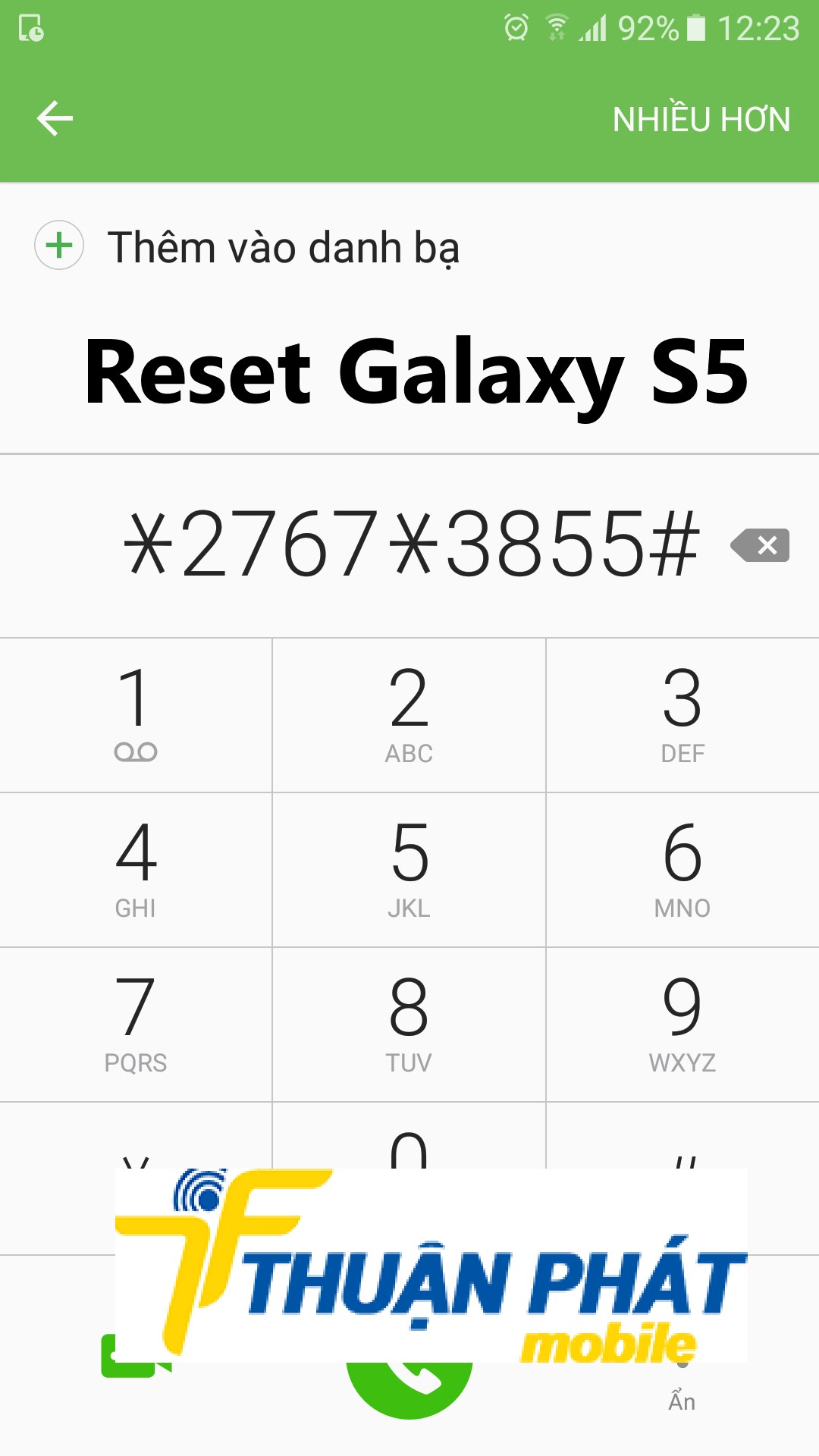 Cách Reset Samsung Galaxy S5 nhanh chóng nhất
