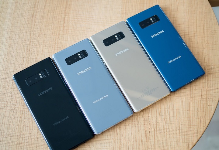 Thiết kế hình dáng của Samsung Galaxy Note 8