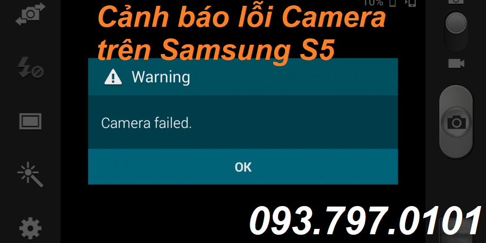 Nguyên nhân phát sinh tình trạng Samsung S5 bị lỗi camera