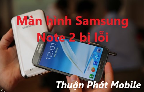 Màn hình Samsung Galaxy Note 2 bị lỗi phổ biến