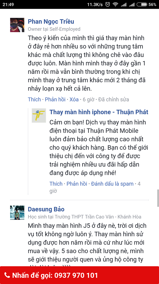 Vạch trần tin đồn Thuận Phát Mobile lừa đảo khách hàng