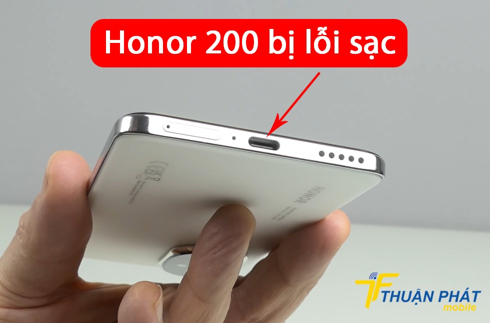 Honor 200 bị lỗi sạc