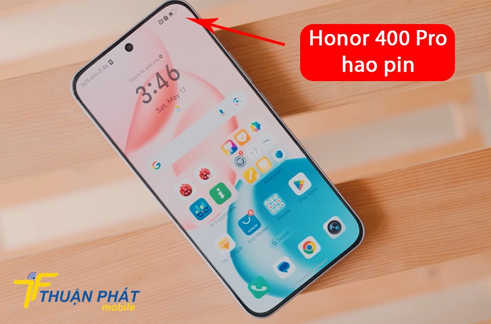 Honor 400 Pro hao pin