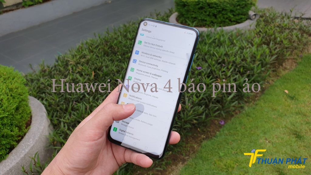 Huawei Nova 4 báo pin ảo