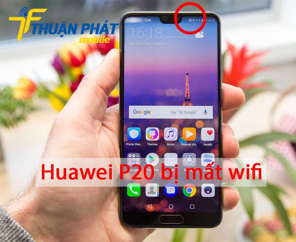 Huawei P20 bị mất wifi