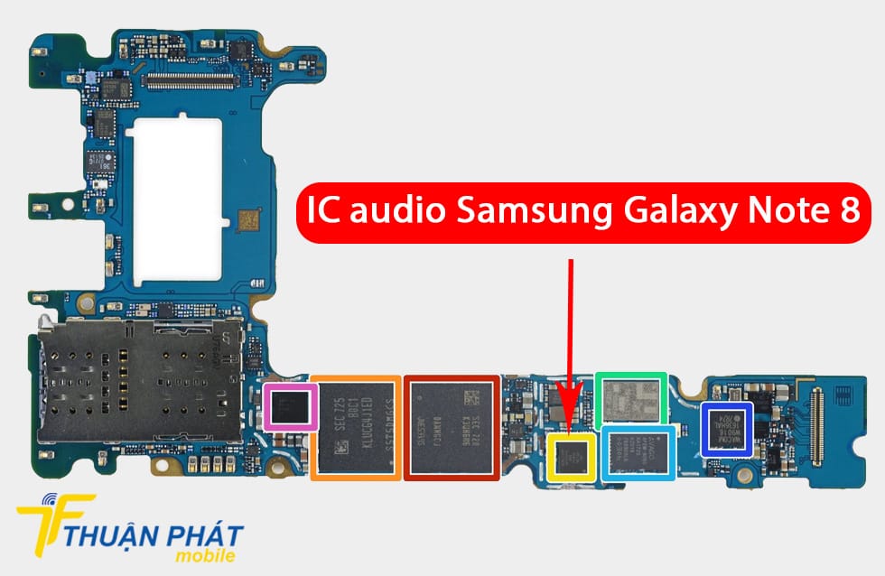 IC audio Samsung Galaxy Note 8