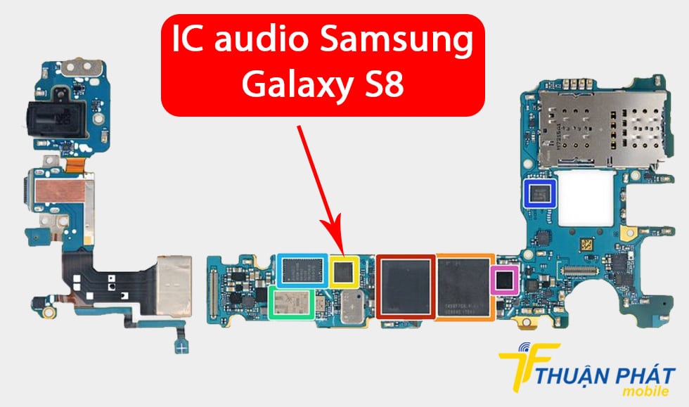 IC audio Samsung Galaxy S8