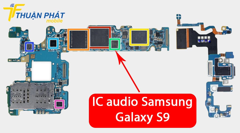 IC audio Samsung Galaxy S9