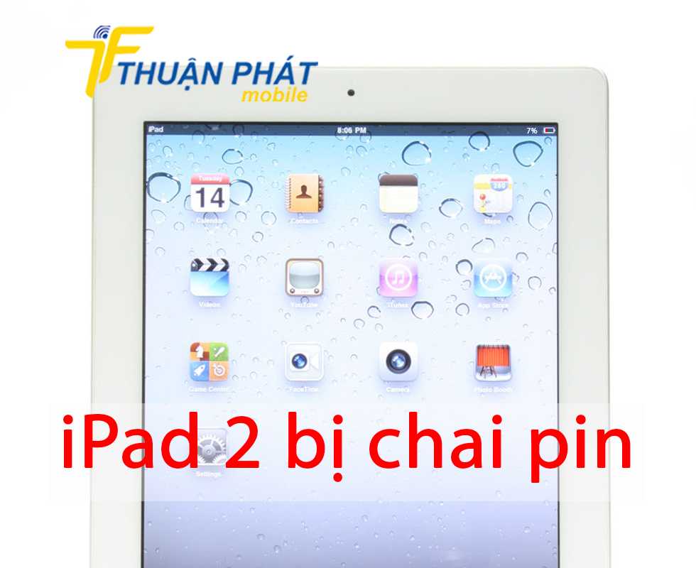 iPad 2 bị chai pin