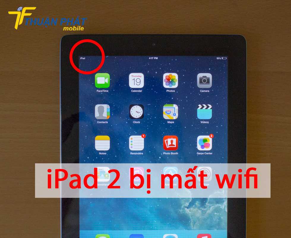 iPad 2 bị mất wifi