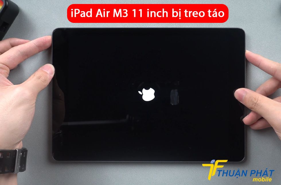 iPad Air M3 11 inch bị treo táo