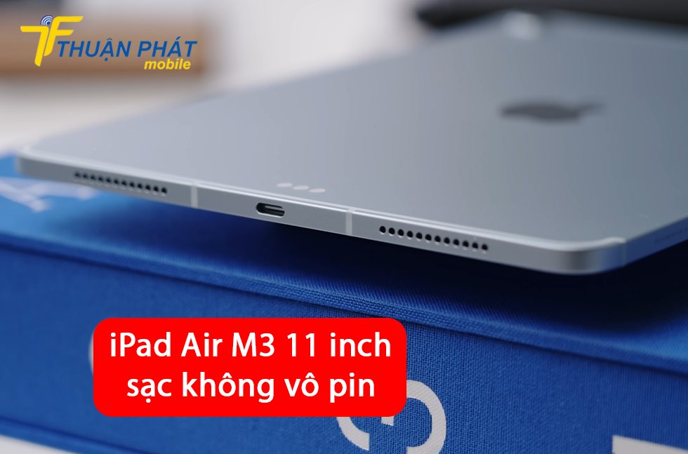 iPad Air M3 11 inch sạc không vô pin