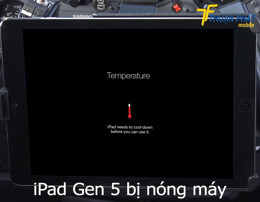 iPad Gen 5 bị nóng máy