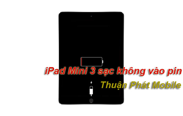 Ipad mini 3 sạc không vào pin