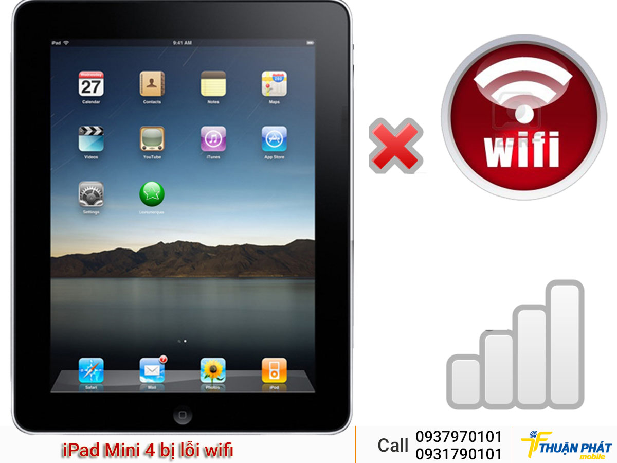Ipad mini 4 bị lỗi wifi