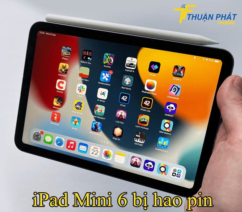 iPad Mini 6 bị hao pin