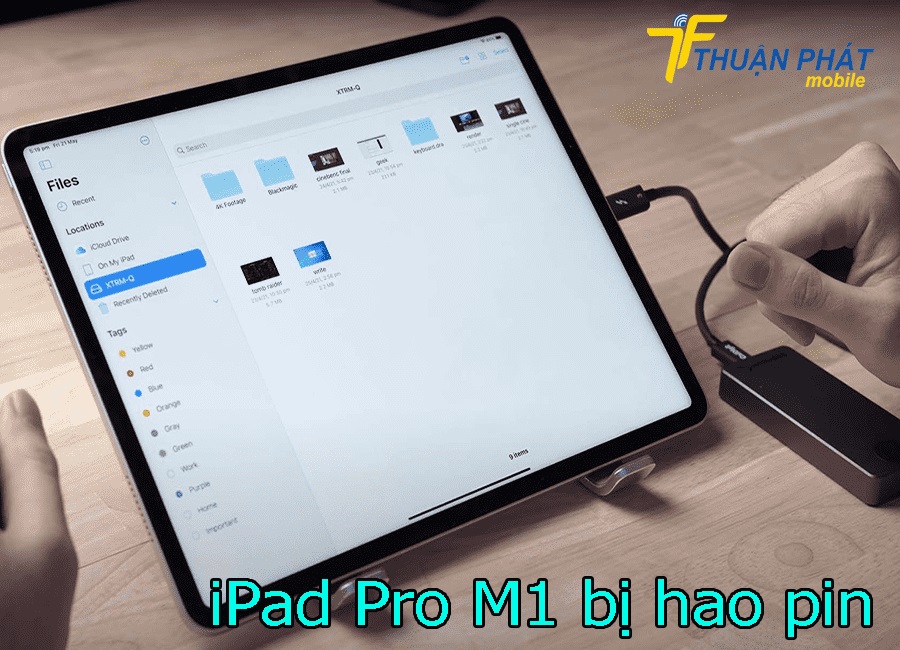iPad Pro M1 bị hao pin