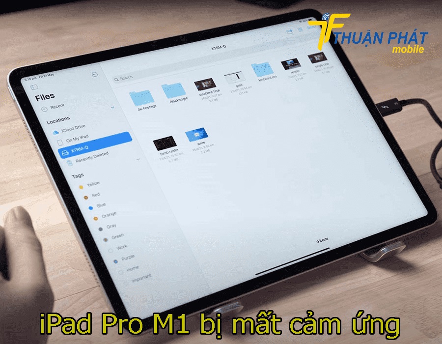 iPad Pro M1 bị mất cảm ứng
